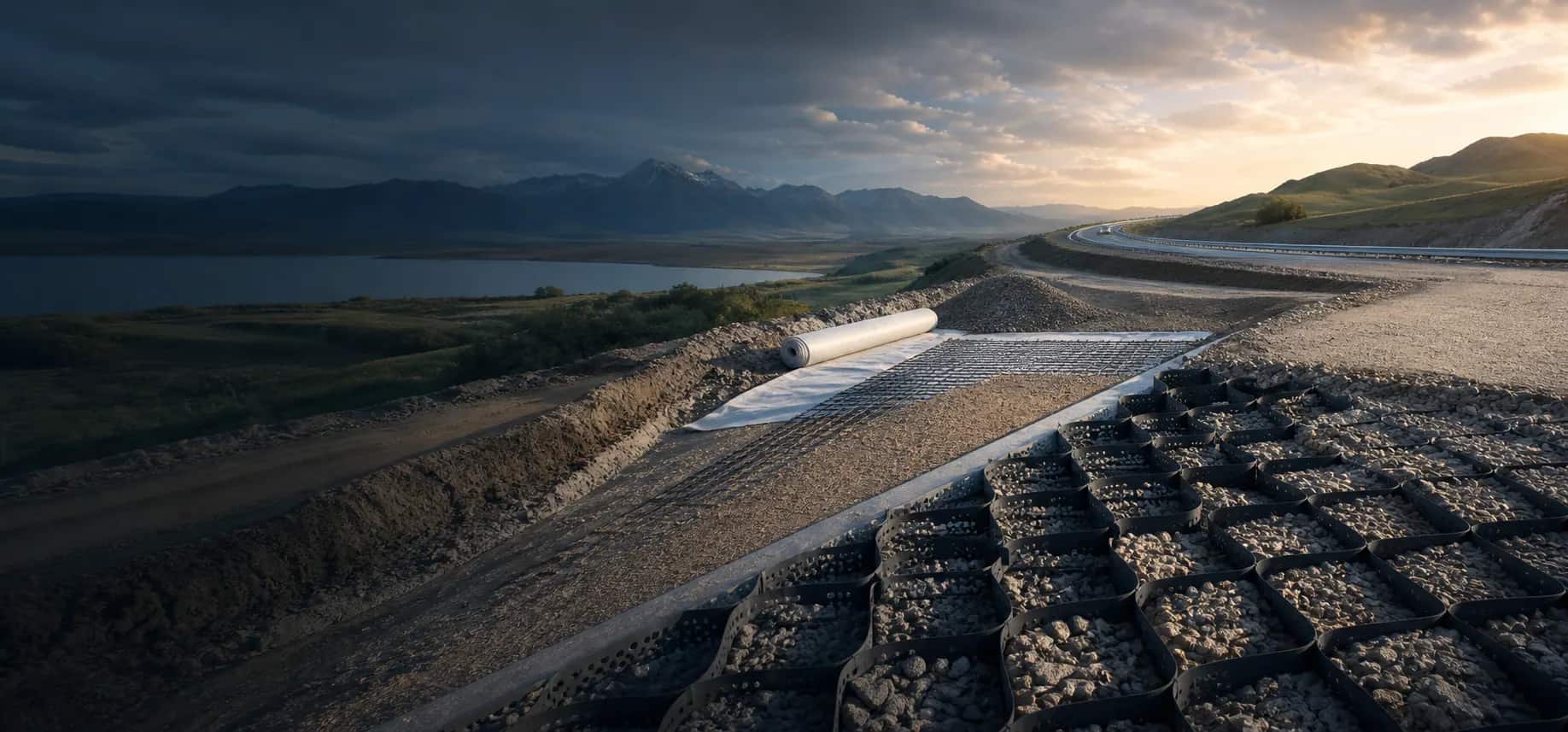 Geosynthetic ground reinforcement system