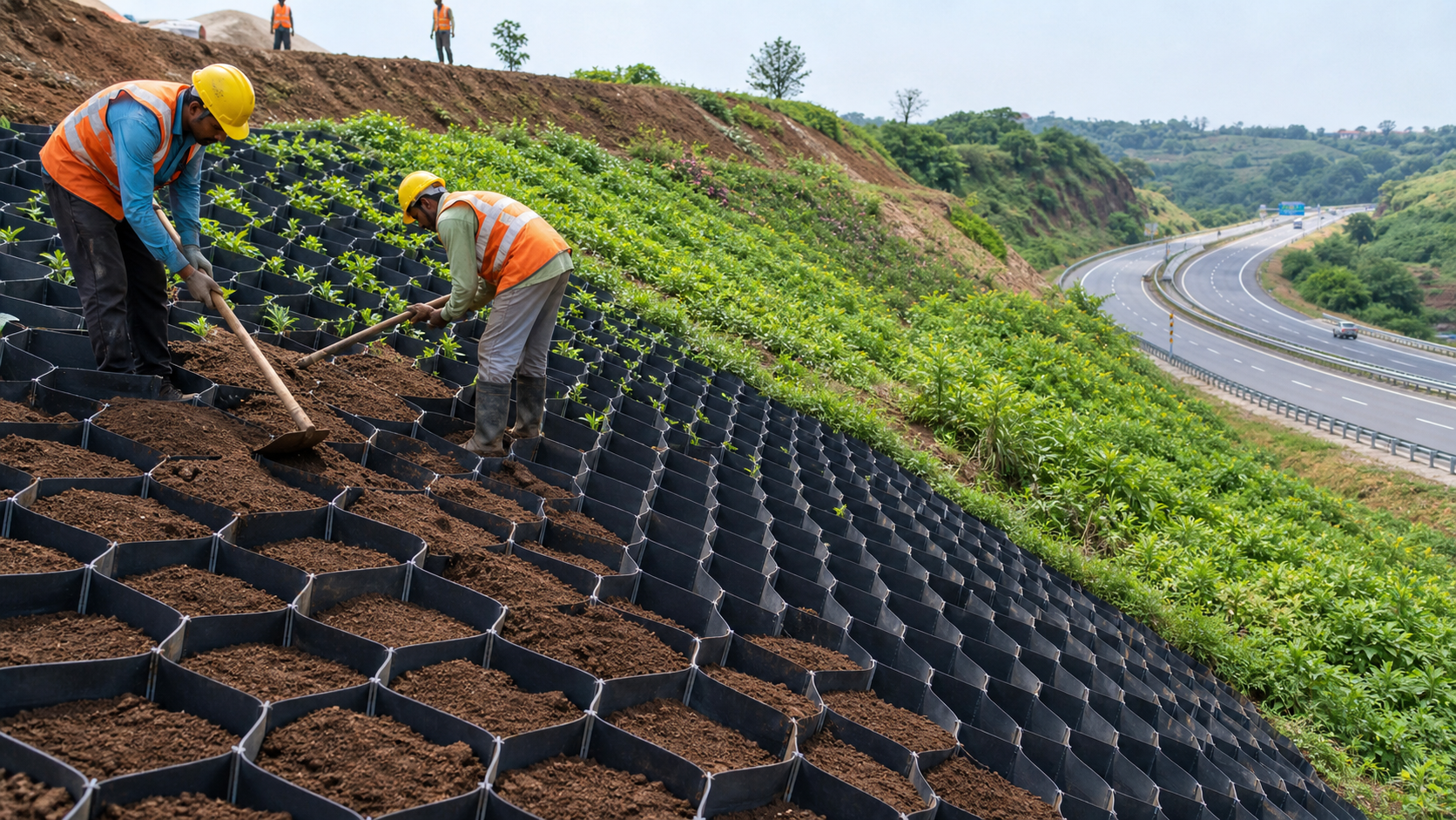 Featured guide: Geocell Slope Protection and Erosion Control